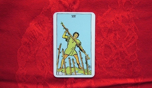 �EZLOV� SEDMI�KA (MARS VE LVU) - Tarot