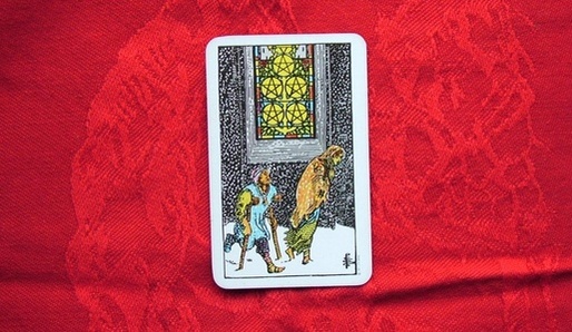 PENTAKLOV� P�TKA (MERKUR V B�KU) - Tarot