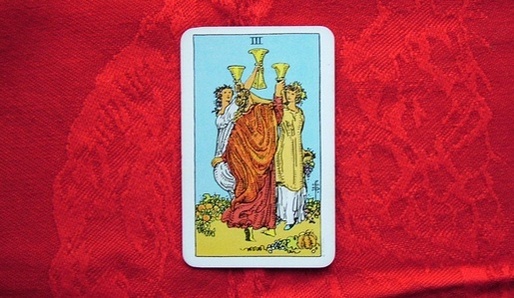 KALICHOV� TROJKA (MERKUR V RAKU) - Tarot